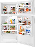 Amana - 14.4 Cu. Ft. Top-Freezer Refrigerator with Dairy Bin - White - Alternate Views