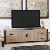 Walker Edison - Modern Urban 4 Drawer TV Stand for TVs up to 78