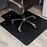 Mind Reader - Office Chair Mat for Hardwood Floors, Under Desk Floor Protector, Rolling, PVC, 47.... - Alternate Views