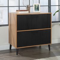 Sauder - Ambleside Modern 2 Drawer Lateral File Cabinet - Serene Walnut - Alternate Views