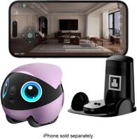 Enabot - EBO Air 2 Plus FamilyBot with 3K Res, AI Assistant, 2-Way Video, Smart Patrol, 32-GB SD ... - Alternate Views