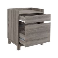 Linon Home Décor - Tennyson Wood Filing Cabinet - Gray - Alternate Views