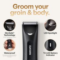 Manscaped - The Lawn Mower 3.0 Plus Essentials Kit, SkinSafe Rechargeable Wet/Dry Groin and Body ... - Alternate Views