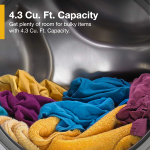 Whirlpool - 4.3 Cu. Ft. High Efficiency Stackable Front Load Washer with 35 Cycle Options - White - Alternate Views