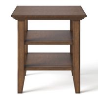 Simpli Home - Acadian End Table - Rustic Natural Aged Brown - Alternate Views