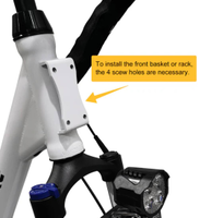 Heybike - Front Basket Iron Bottom - Black - Alternate Views