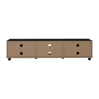 CorLiving - Hollywood Collection TV Stand with Open and Closed Cabinets for Most TVs up to 85