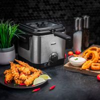 bella PRO - 1.6-qt. Deep Fryer - Stainless Steel - Alternate Views