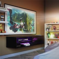 Glitch Floating TV Stand for TVs up to 60