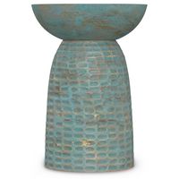 Simpli Home - Boyd Wooden Accent Table - Teal Wash - Alternate Views