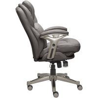 Serta - Works Bonded Leather Executive Chair - Gray - Alternate Views