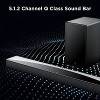 TCL - Q75H Q Class 5.1.2 Channel Soundbar with Dolby Atmos, Ray Danz Technology, and Wireless Sub... - Alternate Views