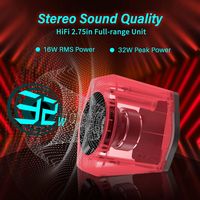 Edifier - G2000 2.0 Bluetooth Gaming Speakers with RGB Lighting (2-Piece) - Red - Alternate Views