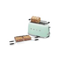 SMEG TSF02 4-Slice Long Wide-Slot Toaster - Pastel Blue - Alternate Views