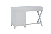 Linon Home Décor - Penrose Four-Drawer Side Storage Desk - Gray Paint / Silver Hardware - Alternate Views