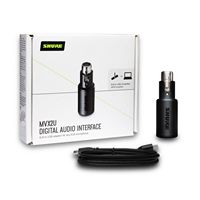 Shure - MVX2U XLR to USB Digital Audio Interface - Black - Alternate Views