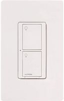 Lutron - Caseta Wireless Smart Lighting Switch for All Bulb Types or Fans, 6A - White - Alternate Views