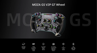 Moza Racing - GS V2P Sim Racing Formula Steering Wheel for Windows - Black - Alternate Views