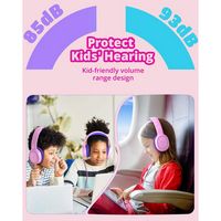 Tronsmart - KH01 Wired Headphones for School Travel, Safe Volume Limited, Foldable Lightweight Ov... - Alternate Views