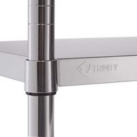 TRINITY PRO® EcoStorage® | 60x24x35 | Stainless Steel Workbench | NSF - Stainless Steel - Alternate Views