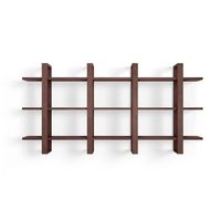 Burrow - Index Hardwood 6-Shelf Bookshelf - Walnut - Alternate Views