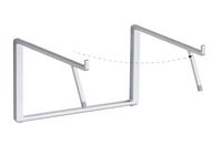 Rain Design mBar Pro + Plus Foldable Laptop Stand - Silver - Alternate Views