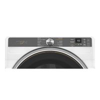 Whirlpool - 7.4 Cu. Ft. Smart Gas Dryer with Steam and Wrinkle Shield Option - White - Alternate Views