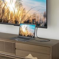 Insignia™ - 8K USB-C to HDMI Adapter - Black - Alternate Views