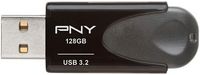 PNY - Elite Turbo Attache 4 128GB USB 3.2 Flash Drive - Black - Alternate Views