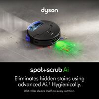 Dyson - Spot+Scrub Ai Wet and Dry Robot Vacuum - Matched Black/Blue - Alternate Views