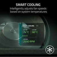 Razer - Laptop Cooling Pad with Intelligent Fan Control and Chroma RGB for Laptops 14