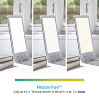 Verilux - HappyLight Luxe LED Light Therapy Lamp, 53 sq. in. Lens Size - Bright White - Alternate Views