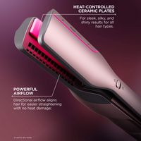 Shark - FlexFusion Air Straightener & Hair Dryer, Fusion Ceramic Brush Styler, with Auto-Wrap Cur... - Alternate Views