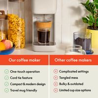 Bella - Single-Serve Coffee Maker - Oatmilk - Alternate Views