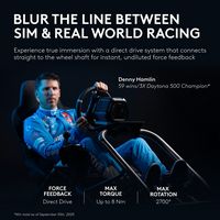 Logitech - RS50 System 3-Piece Sim Racing Steering Wheel Setup - RS50 Wheel base, RS Wheel Hub an... - Alternate Views