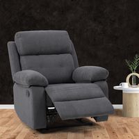 CorLiving - Oren Manual Recliner - Dark Grey - Alternate Views