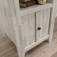 Sauder - Dakota Pass L-Desk - White Plank - Alternate Views