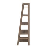 Linon Home Décor - Tennyson Five-Shelf Ladder Bookcase - Gray - Alternate Views