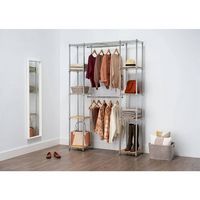 TRINITY - EcoStorage | Expandable Closet Organizer | - Chrome - Alternate Views