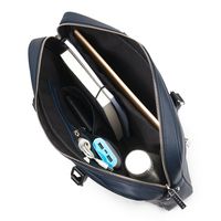 Bugatti - Contrast collection - Briefcase - Navy - Alternate Views
