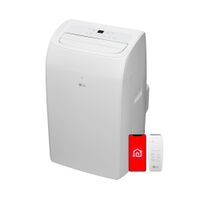 LG - 450 Sq. Ft. Smart Portable Air Conditioner 10,200 BTU - White - Alternate Views