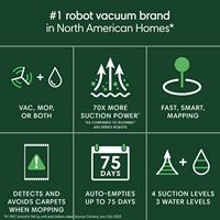 iRobot - Roomba 105 Combo Vacuum & Mop + AutoEmpty Dock - Self-Empties 75 Days, Intense Power-Lif... - Alternate Views