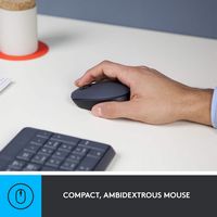Logitech - MK235 Wireless Keyboard and Optical Mouse Bundle for PC - Black - Alternate Views