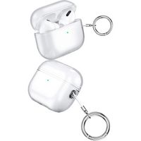 SaharaCase - Hybrid Flex Series Case for Apple AirPods Pro (2nd Generation) - Clear - Alternate Views
