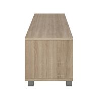 CorLiving - Hollywood Collection TV Stand with Open and Closed Cabinets for Most TVs up to 85