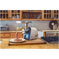 Weston - #8 Electric Meat Grinder & Sausage Stuffer - White - Alternate Views