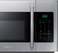 Samsung - 1.6 cu. ft.  Over-the-Range Fingerprint Resistant  Microwave - Stainless steel - Alternate Views