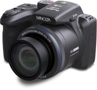 Minolta - ProShot MN40Z 20.0 Megapixel Bridge Camera with 40x Optical Zoom Lens - Black - Alternate Views