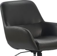 Finch - Forester Modern Bonded Leather Office Chair - Gray/Charcoal - Alternate Views