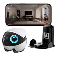 Enabot - EBO Air 2 Plus FamilyBot with 3K Res, AI Assistant, 2-Way Video, Smart Patrol, 32-GB SD ... - Alternate Views